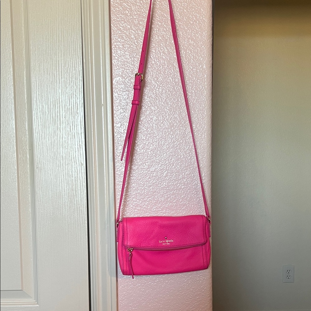 Kate Spade Pink Crossbody Bag with Vibrant Style
